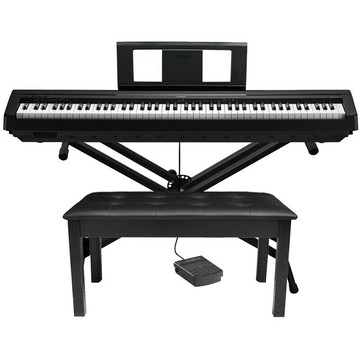 雅馬哈電鋼琴P-48重錘鍵盤88鍵成人兒童初學入門考級便攜專業舞臺【益三和】可開發票