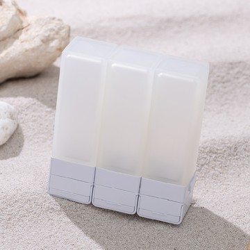 Suzzi｜積木旅行分裝瓶 三件旅行組 - 希臘白L