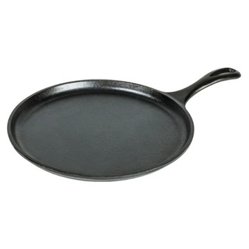 LODGE 美國製圓形鑄鐵平底淺型煎餅鍋  1個  27cm