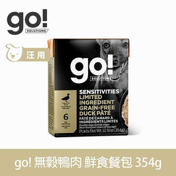 【SofyDOG】go! 鮮食利樂狗餐包 豐醬系列 無穀鴨 354g 狗罐 狗主食罐 狗鮮食