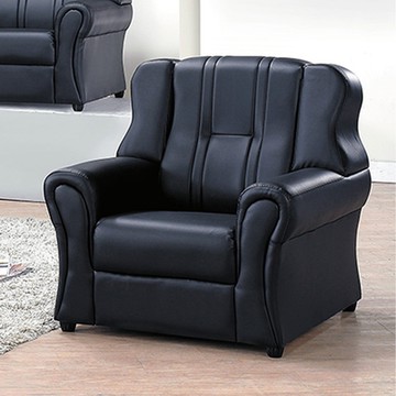 MUNA家居   138型透氣皮單人座沙發  88X86X88cm