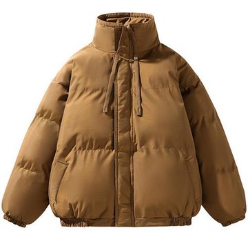 【巴黎精品】現貨+預購 抗寒防風羽絨棉外套加絨夾克秋冬上衣大碼休閒-立領加厚男女外套5色a1ly6