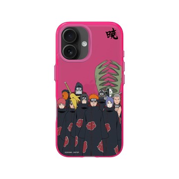iPhone 16 Clear 粉漾桃 - 火影忍者 Naruto - 曉之戰隊
