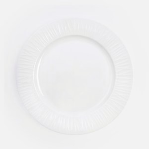 克萊歐強化瓷平盤30.3cm 枝線白