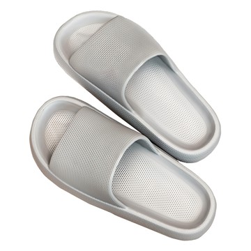 ABLE FACTORY 厚底室內拖鞋 EVA材質 加厚增高 柔軟耐穿 防滑鞋底  灰色  230mm  1雙