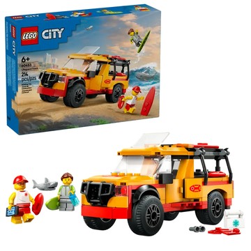 ||高雄 宅媽|樂高 積木|| LEGO“60453 救生員海灘救援車"