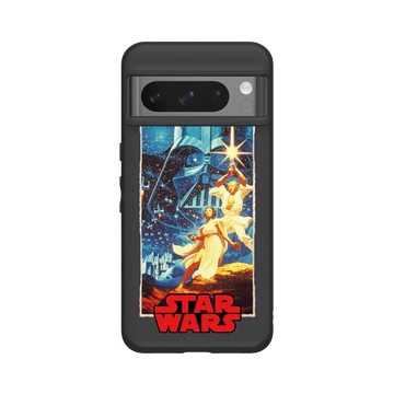 Pixel 8 Pro SolidSuit 黑 - 迪士尼-星際大戰 Star Wars - 路克&莉亞公主-電影海報