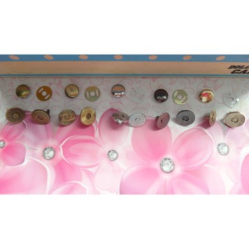 1.4cm 磁釦 超薄磁扣｜14mm 顏色齊全 單面撞釘超薄磁鈕 9元 愛心手工材料鋪