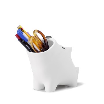 [生活裡的笑容設計股份有限公司]大阿嗚 Awu 筆筒/雜物收納 | 桌面擺飾文具-尊貴白