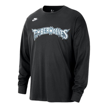 NIKE NBA HWC Essential 復古版 長袖上衣 灰狼隊