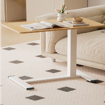 南洋楹木板牀邊桌 可移動升降 固定款(可升降桌 筆電桌 床邊桌 臥室學習桌)