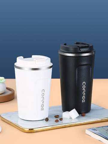 沃德百惠咖啡杯不銹鋼內膽保溫杯簡約大容量杯子男隨手水杯馬克杯