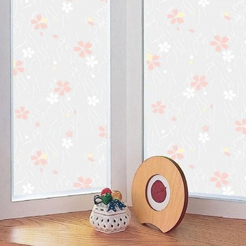 日本meiwa抗uv節能靜電窗貼 (日式小花) - 92x1500公分