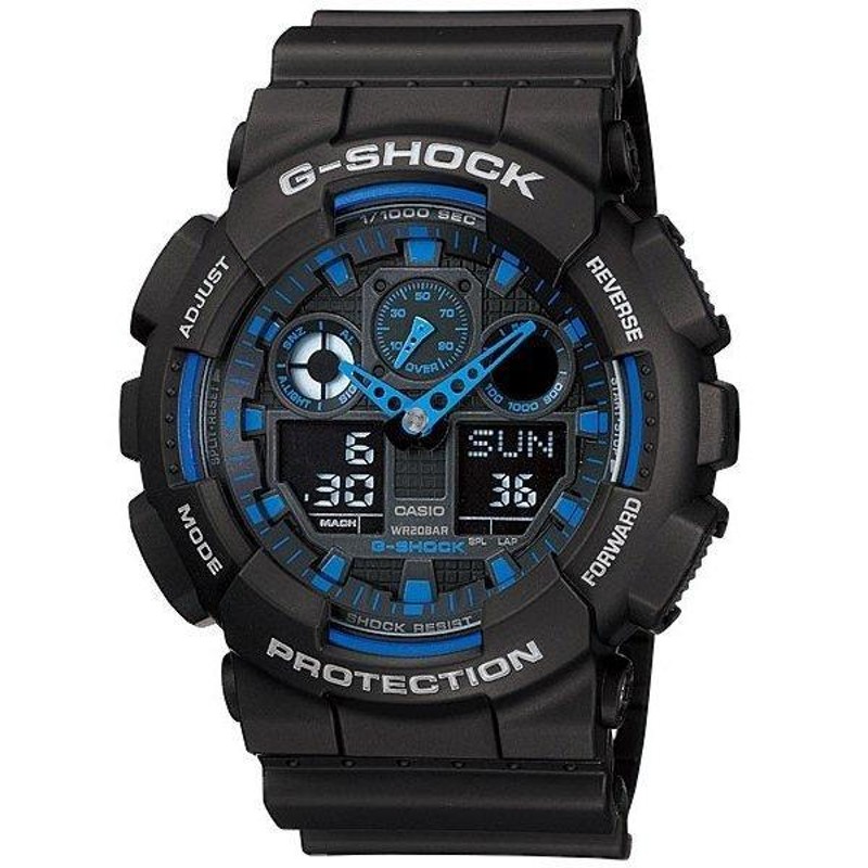 カシオ【G-SHOCK】アナデジコンビネーション◇GA-100-1A2DR/GA-100-1A2JF | LINEブランドカタログ