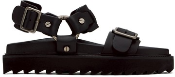 Acne Studios 黑色 Leather Buckle 凉鞋