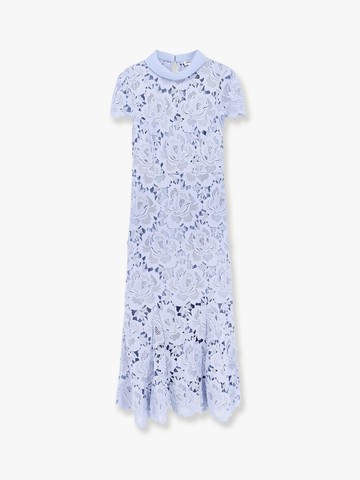 Lace dress with floral embroidery - SELF PORTRAIT - gender_Woman