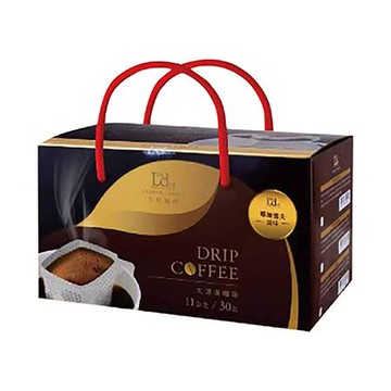 力代大濾掛咖啡禮盒/耶加雪夫/M1508/黑色/11g/30入/盒