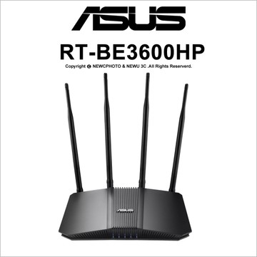 華碩 ASUS RT-BE3600HP 無線路由器 WiFi 7 AiMesh 可擴充 兒童網路 VPN
