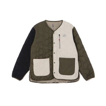CHUMS Booby Stitch Padded Cardigan Geige 女 化纖外套 Crazy CH141469C112