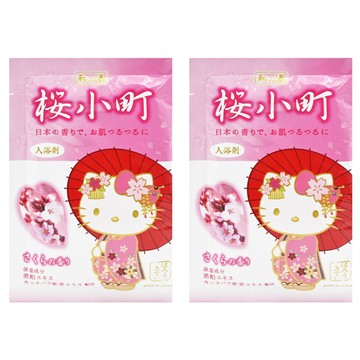 Kiyou 除虫菊 凱蒂貓入浴劑 櫻花  50g  2包