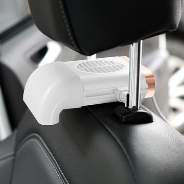 車載風扇12V汽車座椅背電風扇usb接口大風力面包車用后排降溫散熱