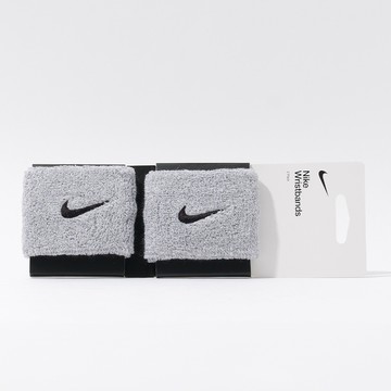 Nike Swoosh 灰色 吸汗 棉質 舒適 穿搭 護腕 造型 訓練 運動 毛巾布 腕帶 NNN04051OS