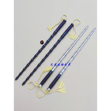 仿古鋼鞭打神鞭打狼鞭竹節鞭锏實心一體無焊接武術雙鞭兵器秦瓊鞭