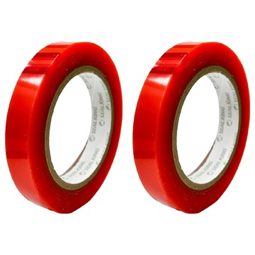 CLEAN 克林 ELItape易利黏 超黏雙面膠帶 紅膜排廢 18mm x 15m  紅色  2捲