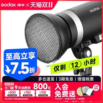 godox神牛AD-R14反光罩適用AD300PRO外拍閃光燈標準罩蜂巢濾色片套裝