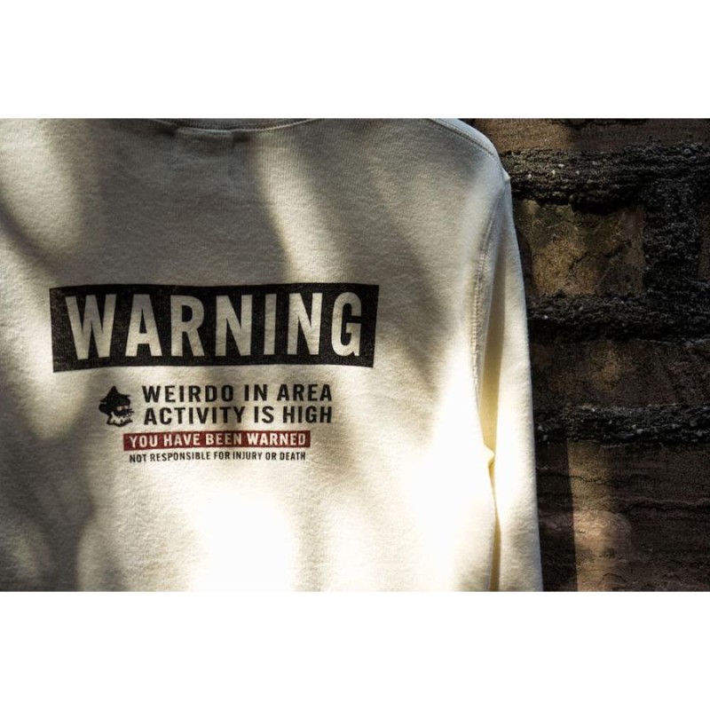 ウィアード ヘンリーネック 長袖 Tシャツ ロンT メンズ WEIRDO WARNING