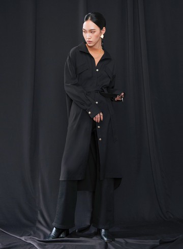 經典翻領襯衫洋裝