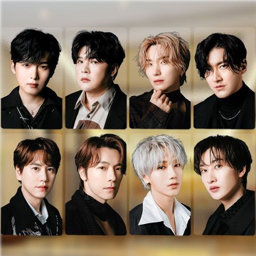 super junior 日專 star透卡周邊同款透明小卡