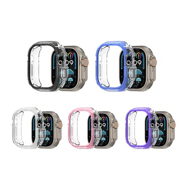 PUREPOWER 果凍 系列 保護框 保護殼 手錶殼 適 Apple Watch S10 42 46 mm【299免運領券再享折扣】