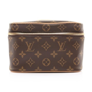 LOUIS VUITTON LV 路易威登 Nice Mini 化妝包 手提包 棕色 原花帆布 M44495 【二手名牌BRAND OFF】