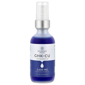 Neurogan Health, GHK-CU 銅肽，頭髮和頭皮精華，2 盎司（60 毫升）