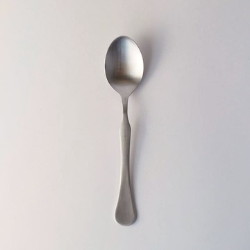 日製波浪曲線不鏽鋼餐匙-2入 摩登黑