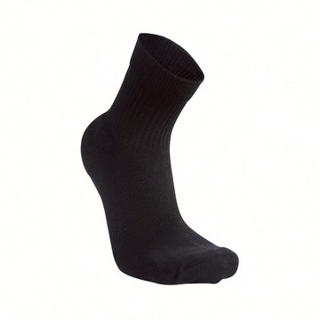 休閒無縫氣墊短襪 - M黑