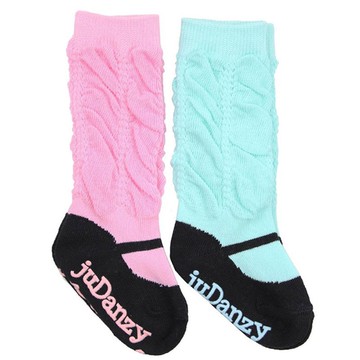美國 juDanzy - 長襪兩入組-粉/藍瑪莉珍