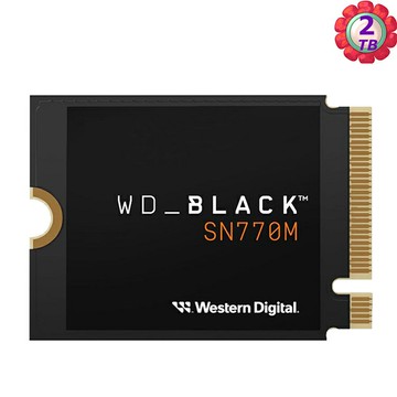 WD 黑標 SN770M 2TB 2T M.2 2230 PCIE 4.0 SSD 固態硬碟 公司貨 WDBDNH0020BBK-WRSN｜滿額領券最高現折$220