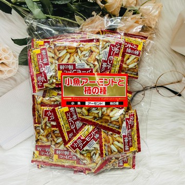 日本 樂和 杏仁小魚 小魚柿種 家庭大包裝 192g 柿種｜全店$199免運