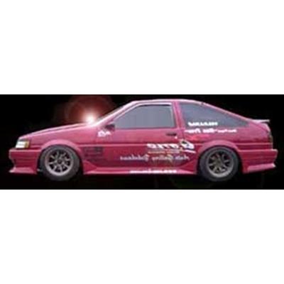 納期約2ヶ月前後】AE86 トレノ サイドステップ 後期用 ソフトFRP