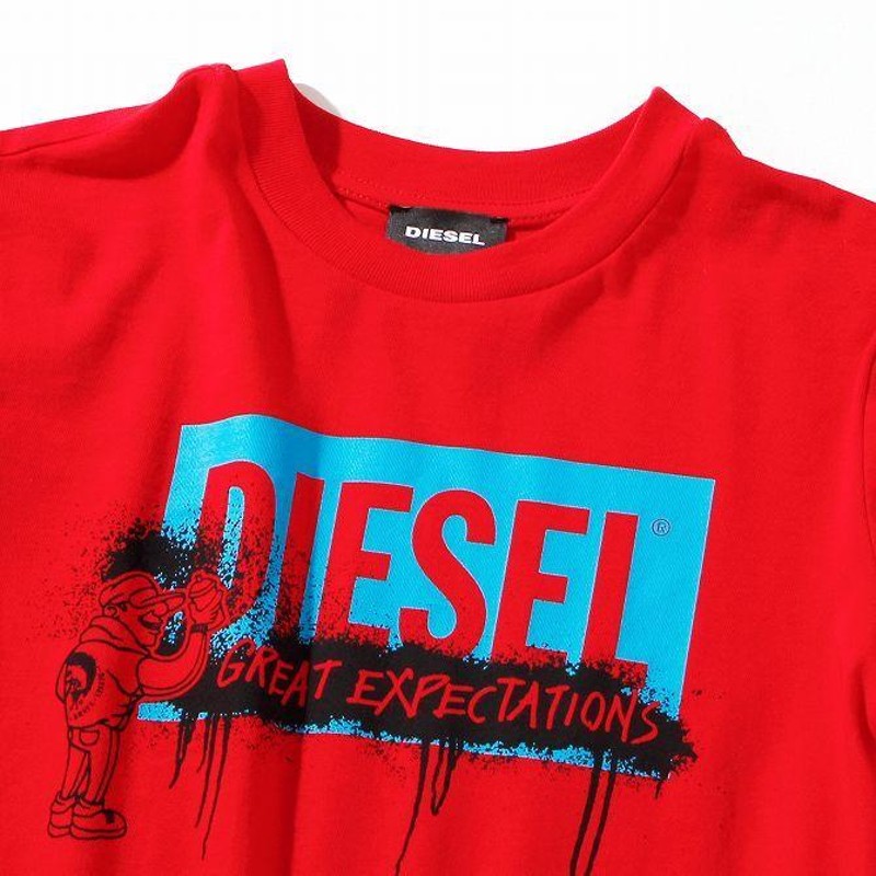 DIESEL ディーゼル プリント半袖Tシャツ カットソー ブランド 子供服