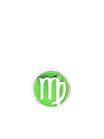 Maria Black - Virgo POP Coin charm - unisex - Sterling Silver/Resin - One Size