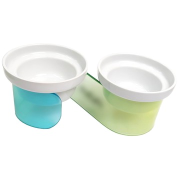 【YSS】水晶森林 原木瓷碗 S型雙碗/平面