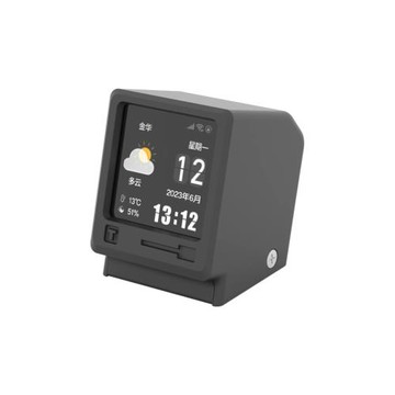 3CM創意桌面簡約迷你WIFI款ESP866中英文版本手工天氣時鐘小電腦