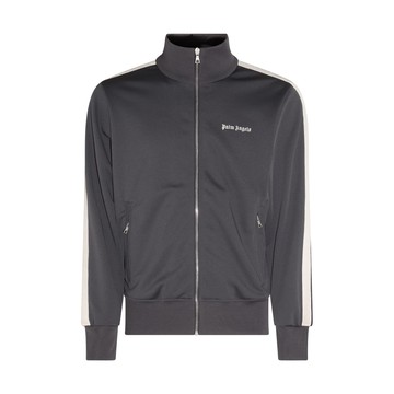 Palm Angels - Dark Grey And White Sweatshirt