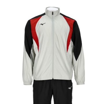 Mizuno 男款 白黑紅色 潑水 反光 網布 立領 運動 休閒 外套 32TCC55302