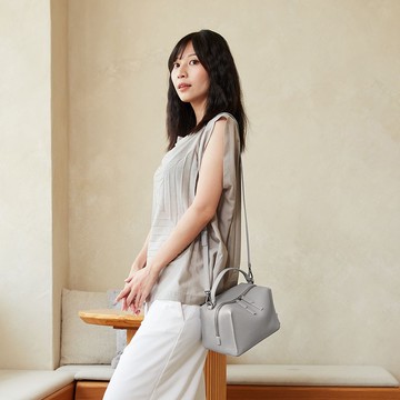 Mini Valley Cube Shoulder Bag 霧石灰-側背/斜背/手提