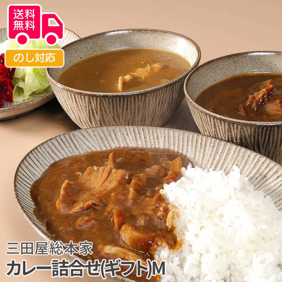 三田屋総本家 カレー詰合せ(ギフト)M プレゼント ギフト 内祝 御祝 贈答用 送料無料 お歳暮 御歳暮 お中元 御中元