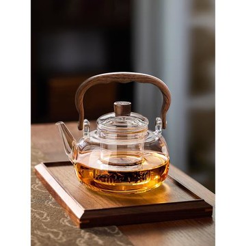 茶壺玻璃燒水壺泡茶家用2025新款煮茶壺耐高溫茶具電陶爐煮茶器